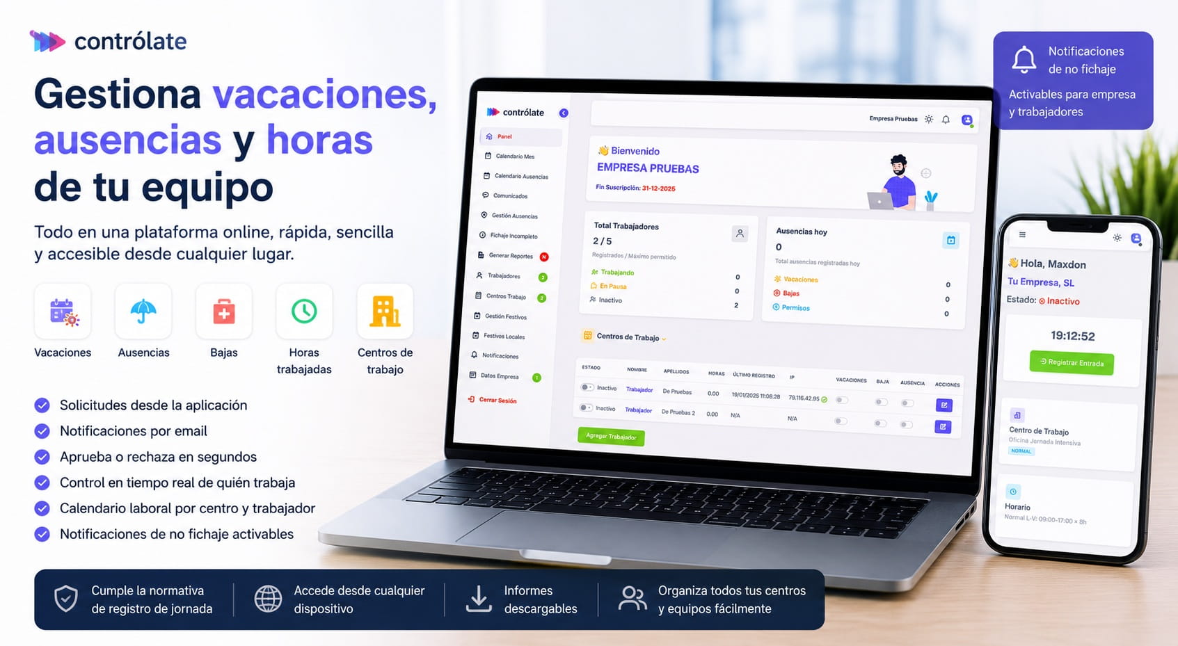 Cómo gestionar vacaciones y ausencias de empleados sin Excel Cómo gestionar vacaciones y ausencias de empleados sin Excel